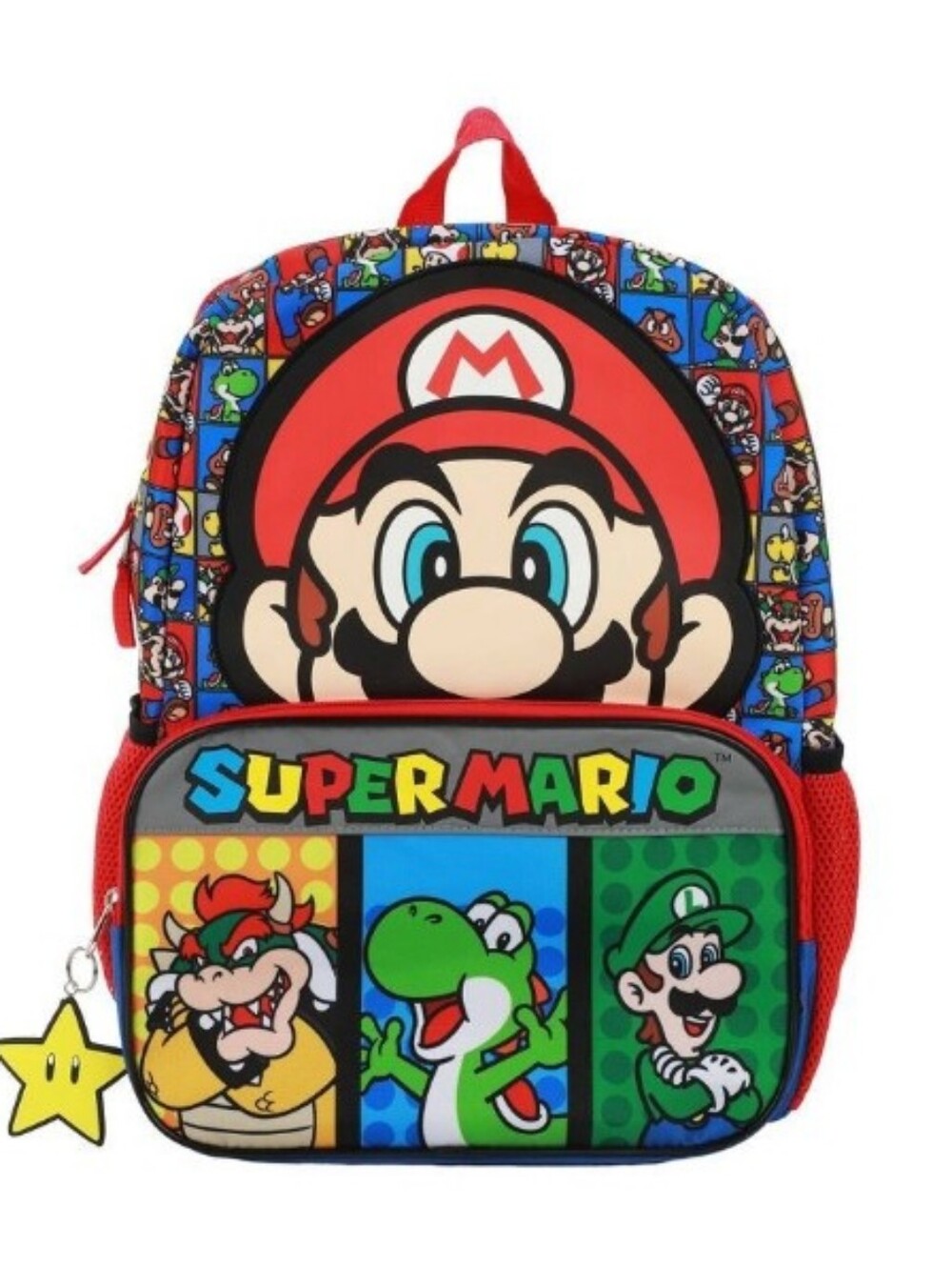 Super Mario Kids Red Character Backpack